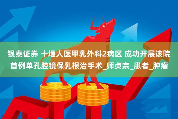 银泰证券 十堰人医甲乳外科2病区 成功开展该院首例单孔腔镜保乳根治手术_师贞宗_患者_肿瘤